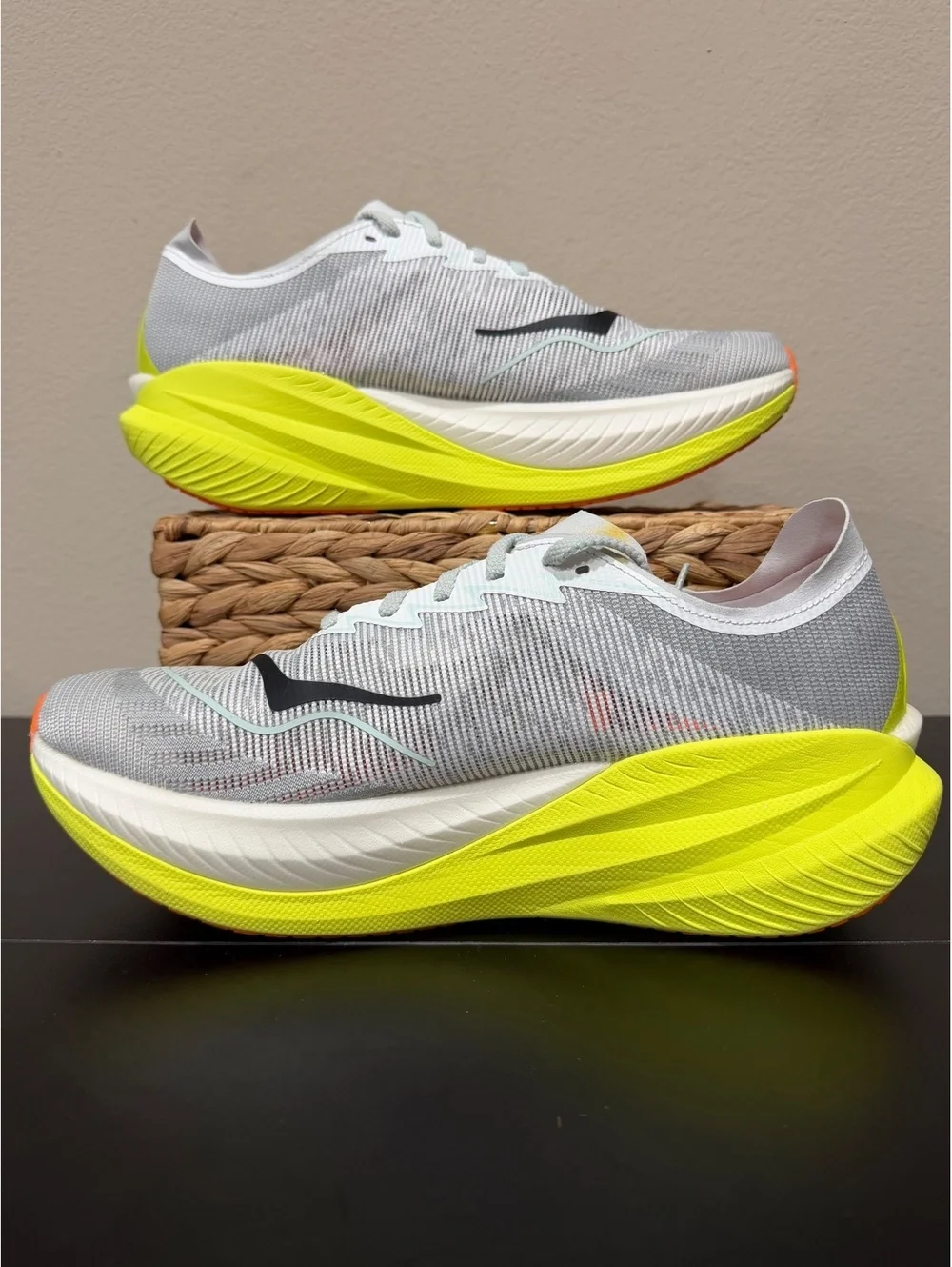 Size 13 - Hoka Mach X 2 “Frost Citrus”